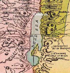 map of qumran